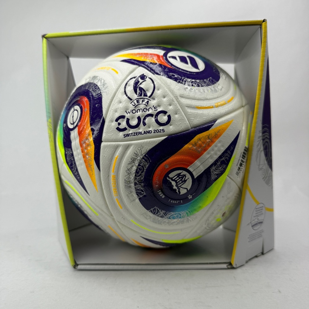 Adidas Women’s Euro 25 Pro Match Soccer Ball Size 5 JH1261 New Authentic